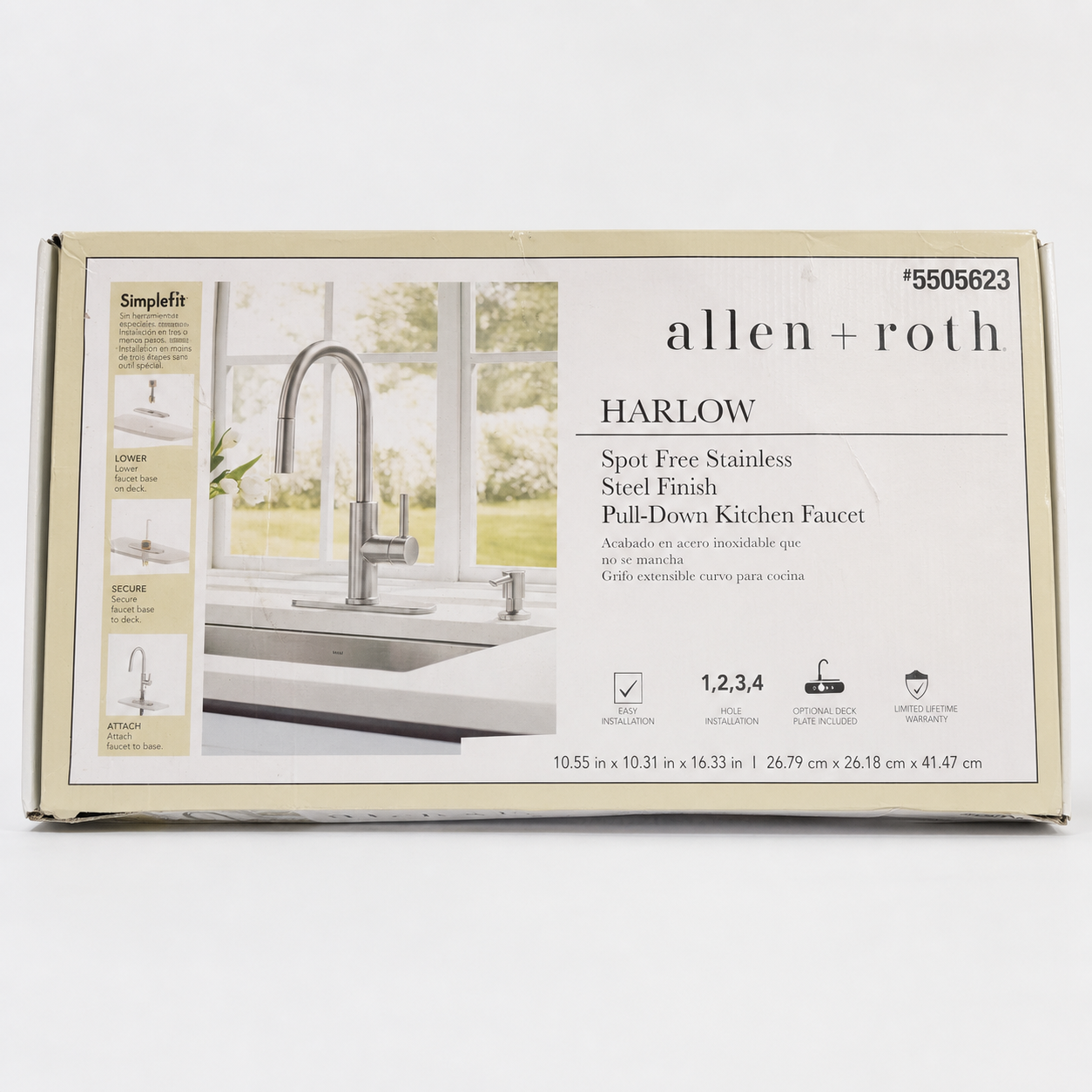 allen + roth Harlow faucet item 5505623 in retail box