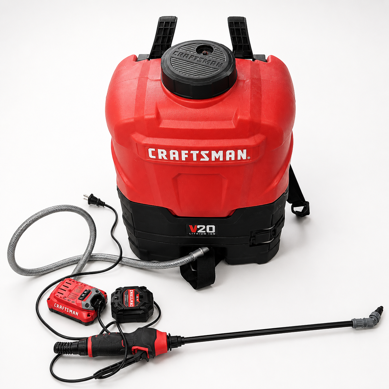 Craftsman V20 cordless four-gallon backpack sprayer kit