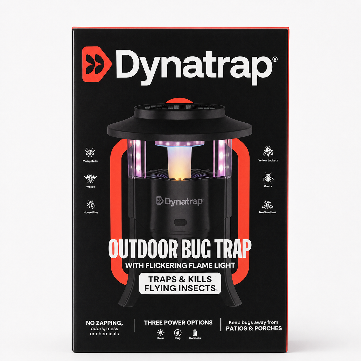 Dynatrap Outdoor Bug Trap with flickering flame light