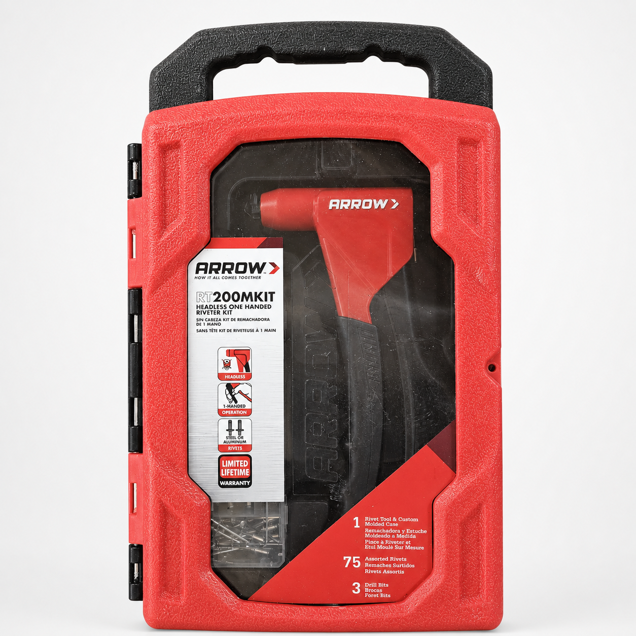 Arrow RT200MKIT headless one-handed riveter kit
