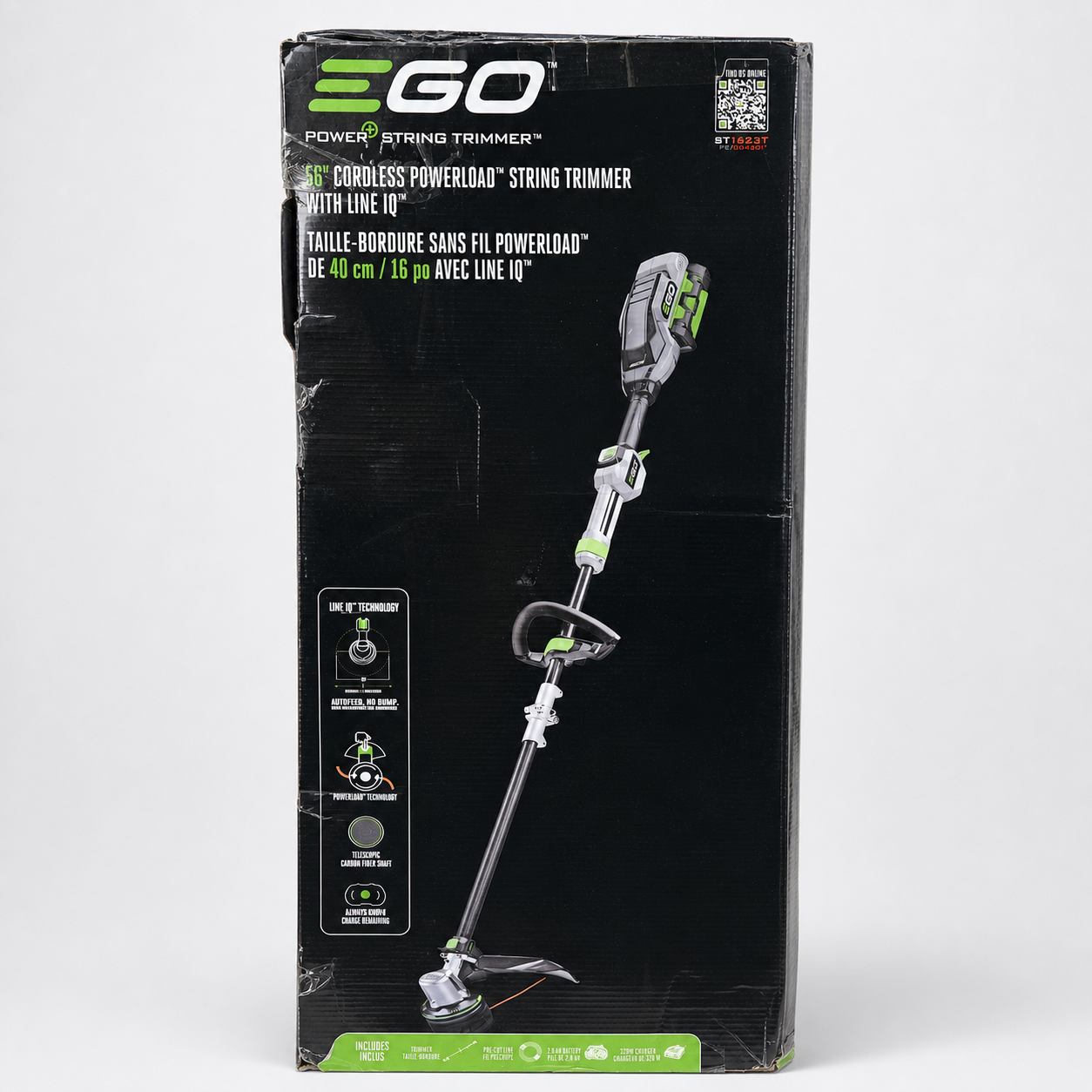 EGO POWER+ ST1623T 16-inch cordless string trimmer kit